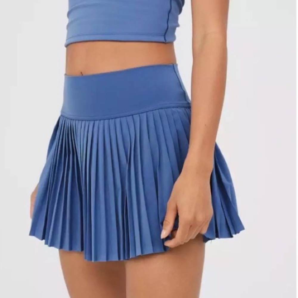 Aerie Baby Blue Tennis Pleated Skirt 💙